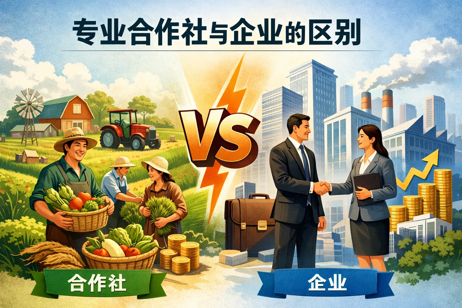 专业合作社与企业的区别