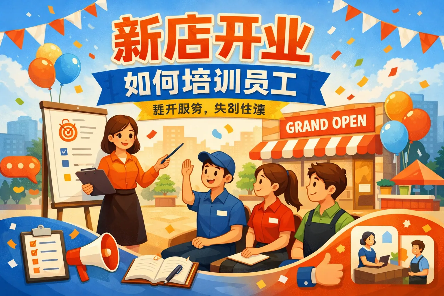 新店开业如何培训员工