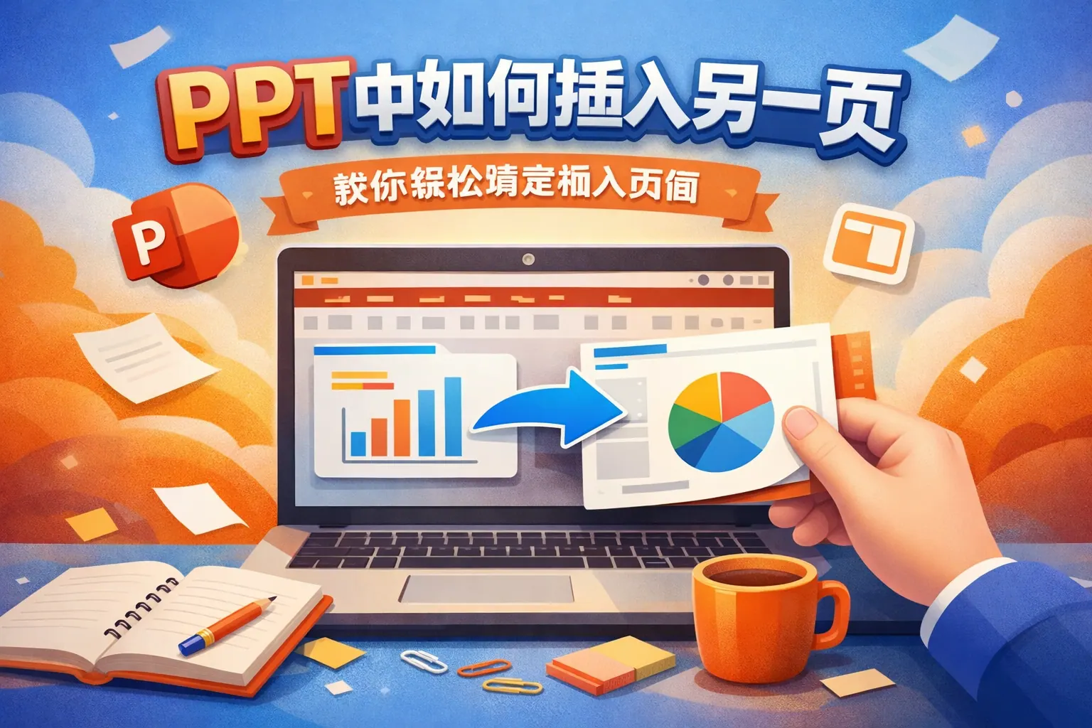 ppt中如何插入另一页