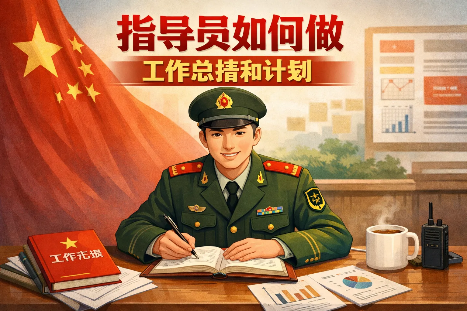 指导员如何做工作总结和计划