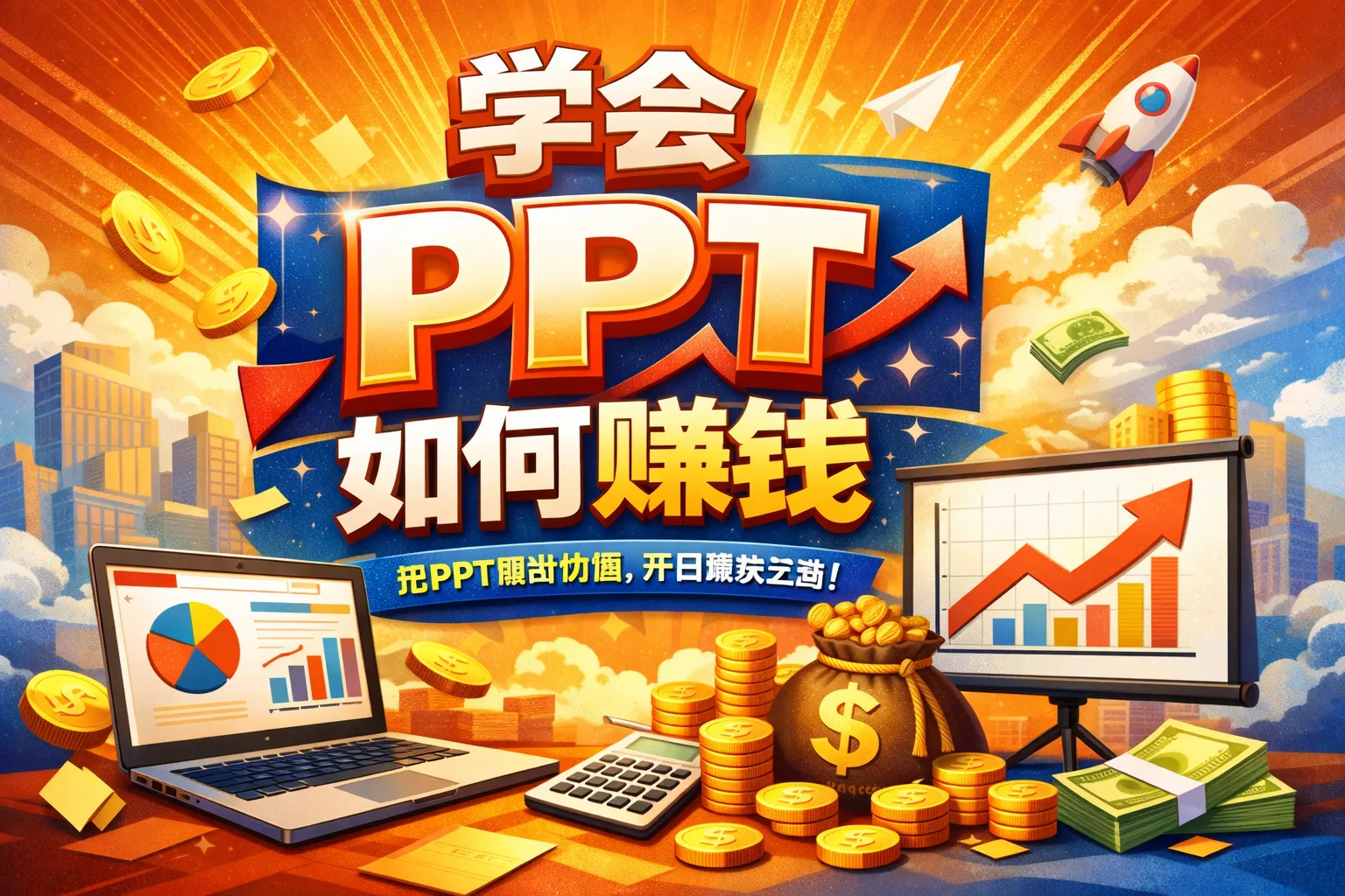 学会ppt如何赚钱