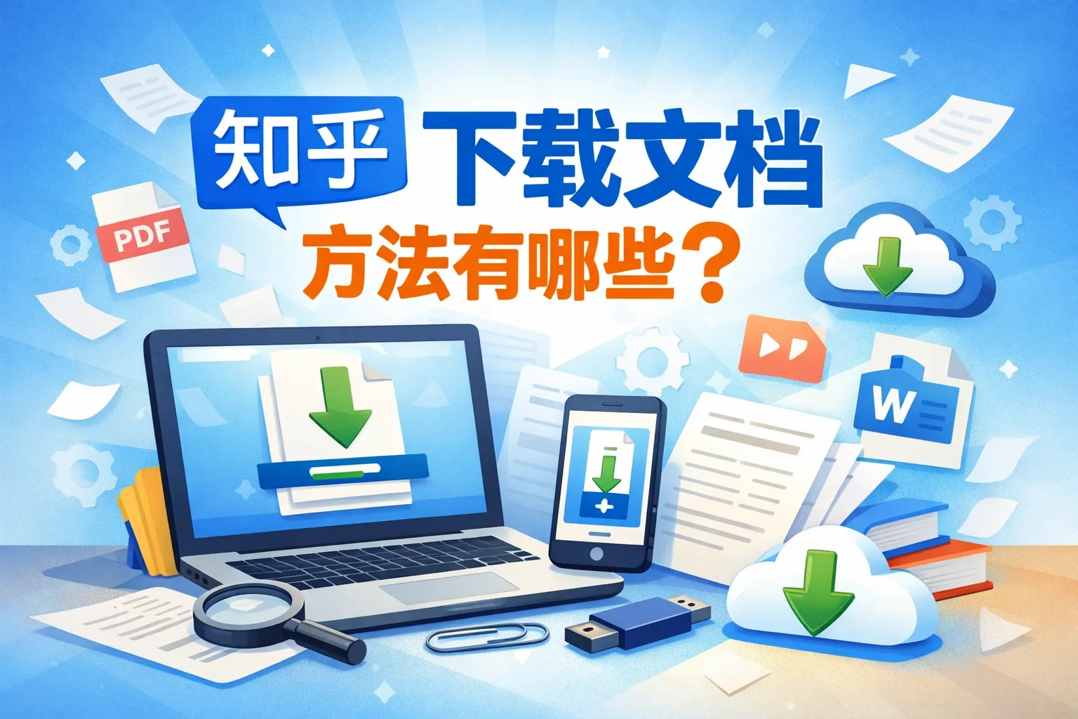 知乎下载文档方法有哪些