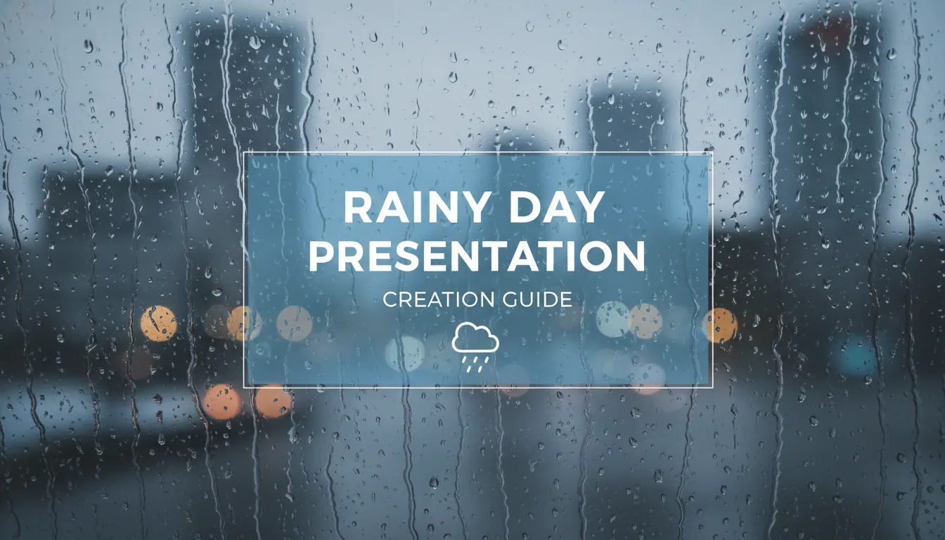 下雨的ppt怎么制作的