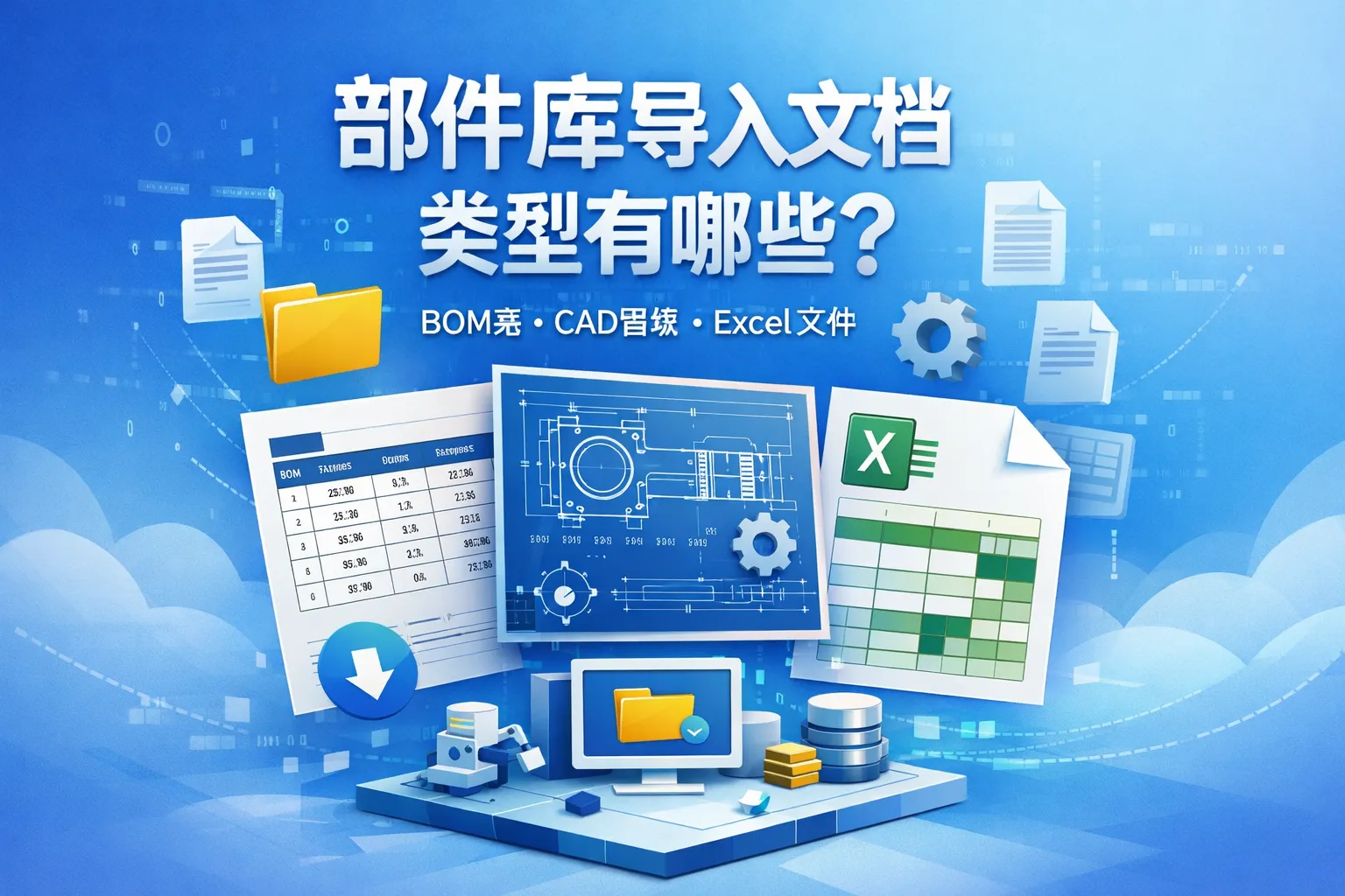 部件库导入文档类型有哪些