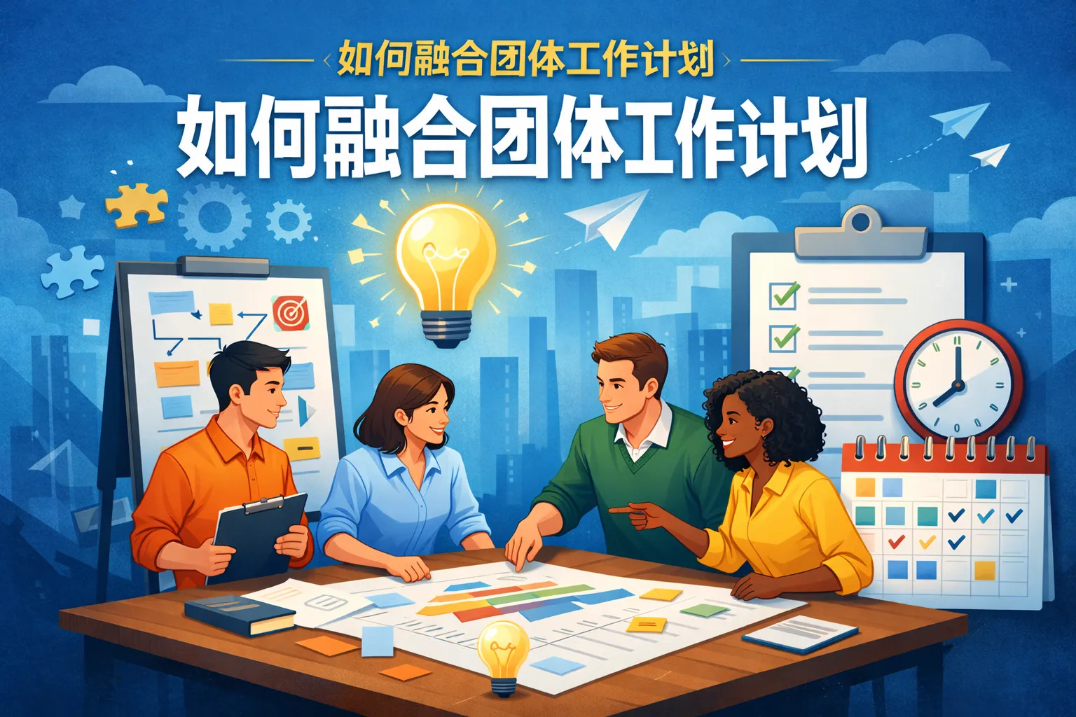 如何融合团体工作计划