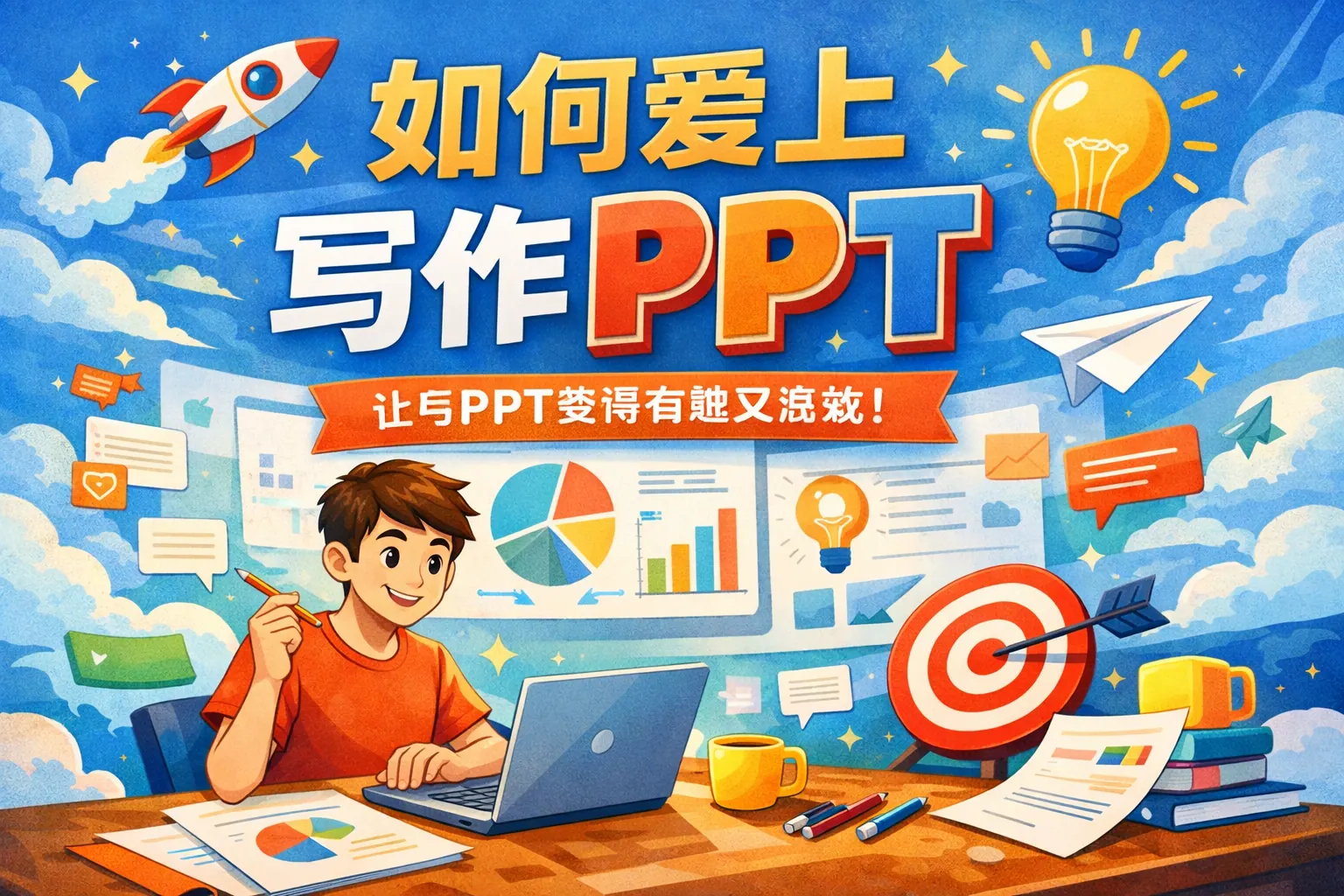 如何爱上写作PPT