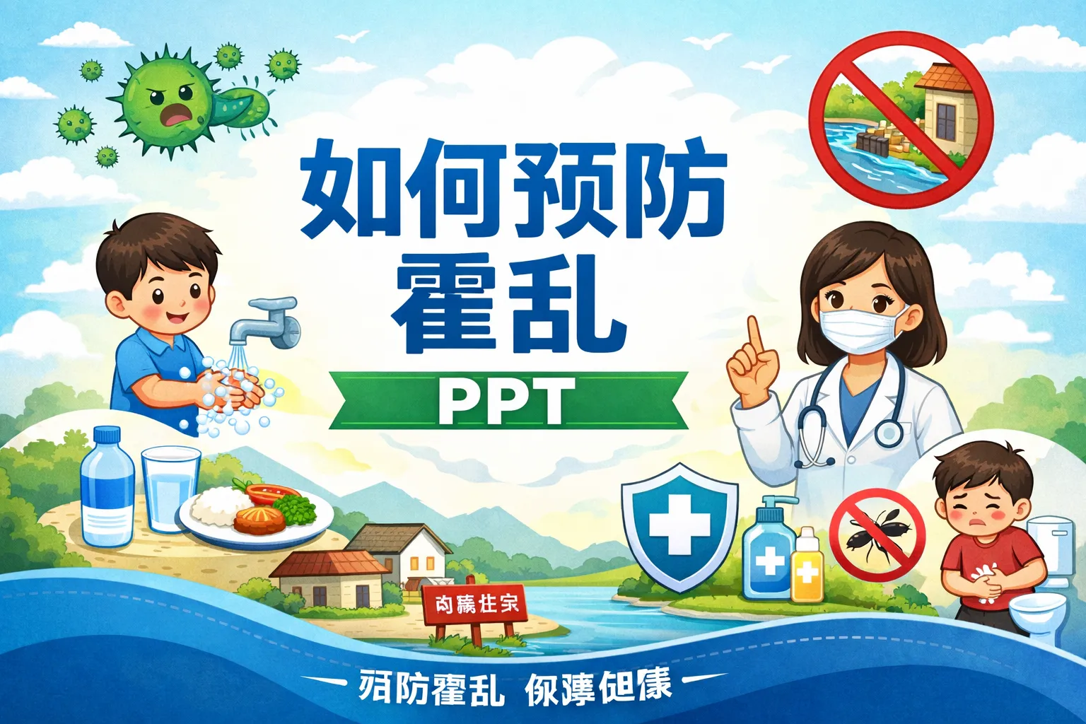 如何预防霍乱ppt