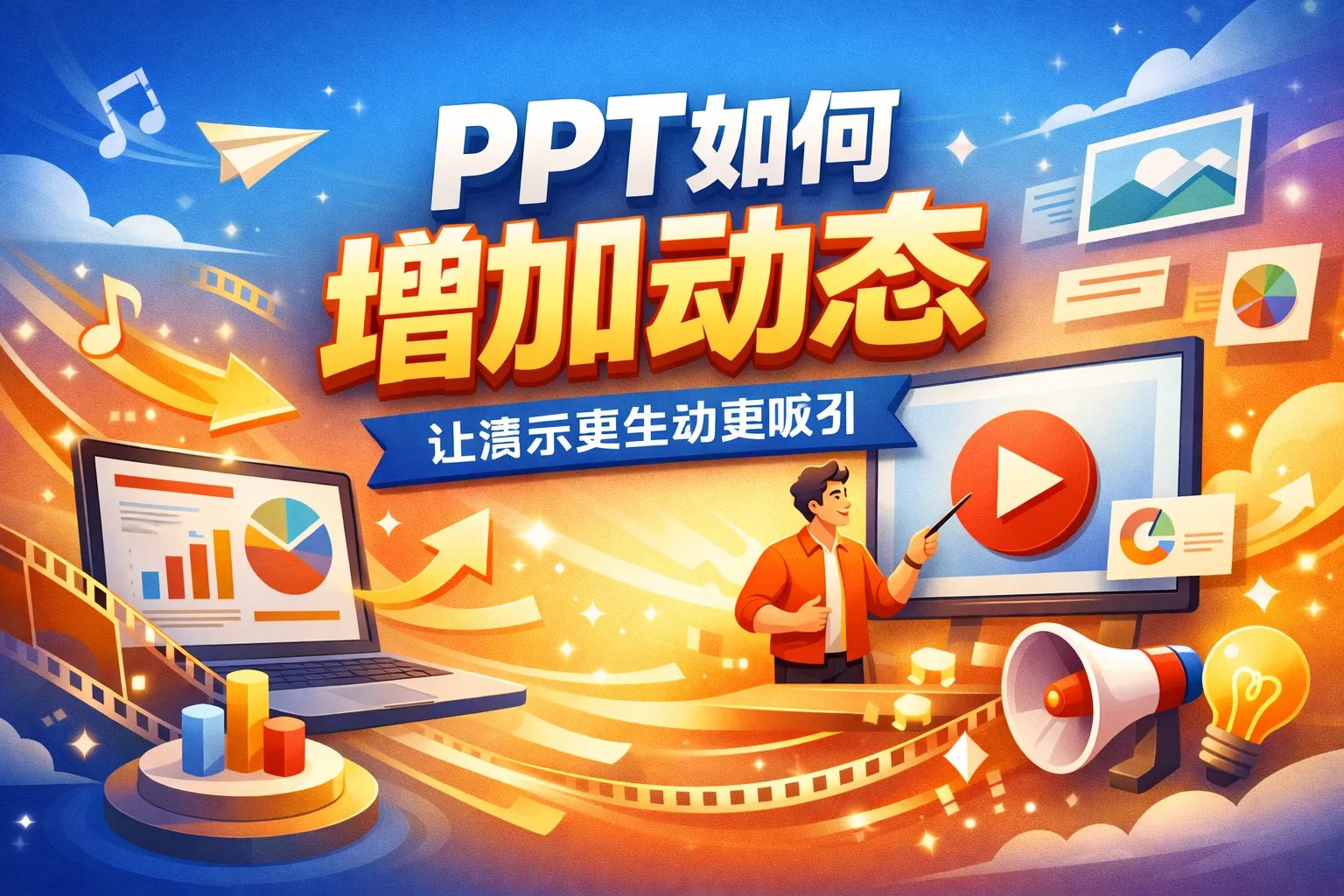 ppt如何增加动态