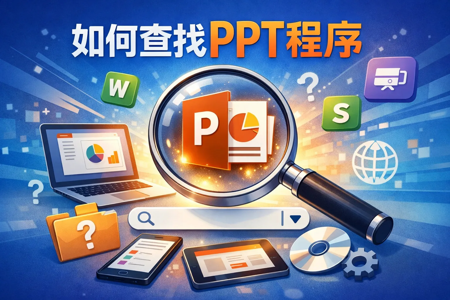 如何查找ppt程序
