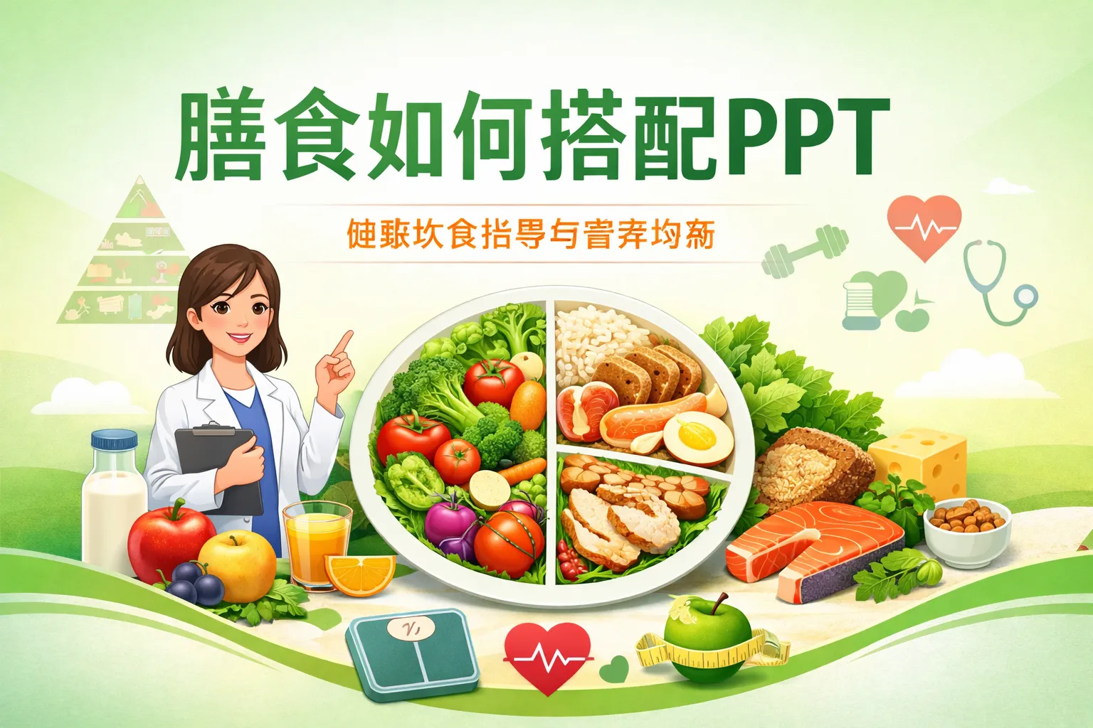 膳食如何搭配PPT
