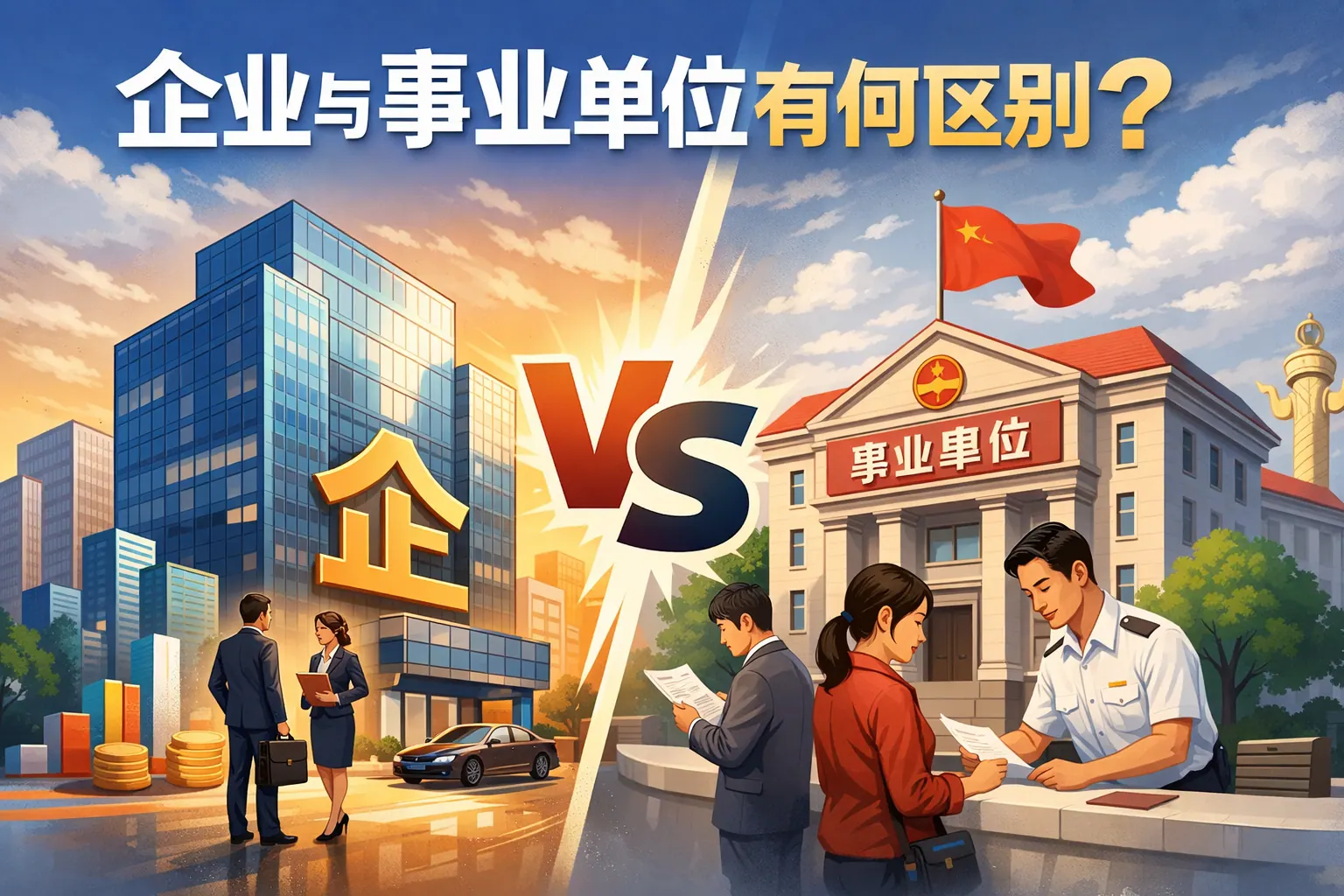 企业事业单位什么区别