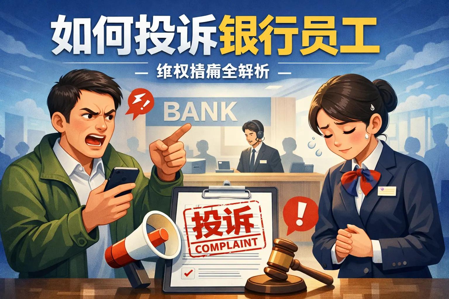 如何投诉银行员工