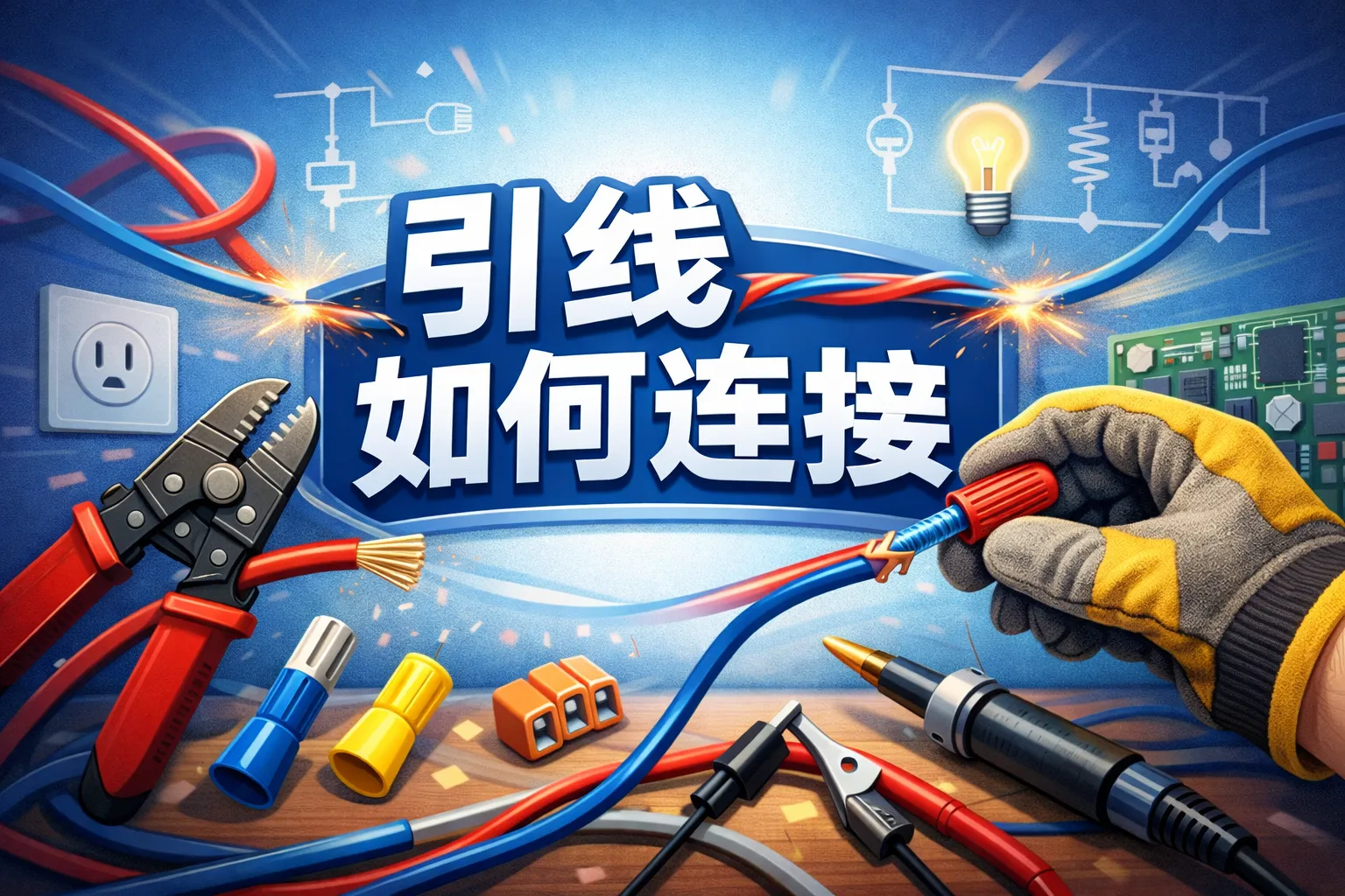 ppt引线如何连接