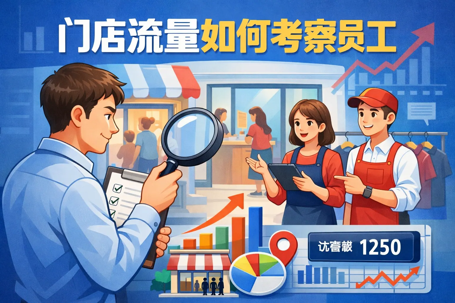 门店流量如何考察员工