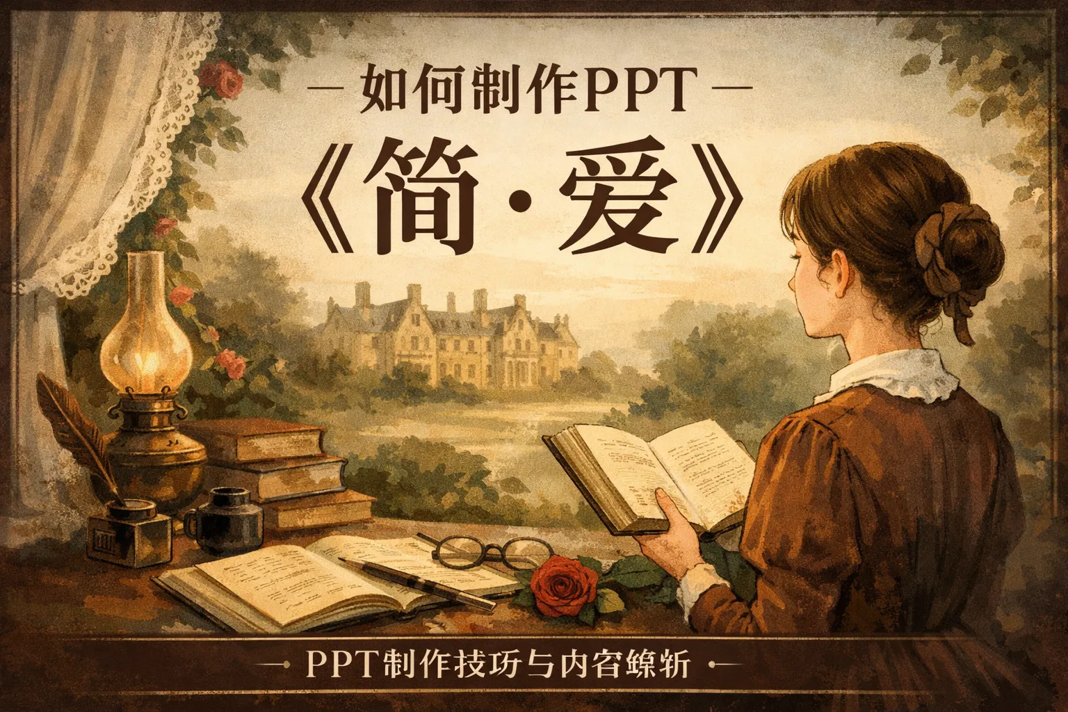 如何制作ppt简爱