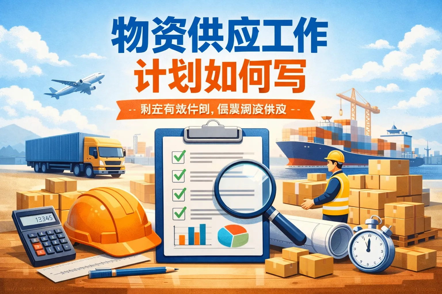 物资供应工作计划如何写