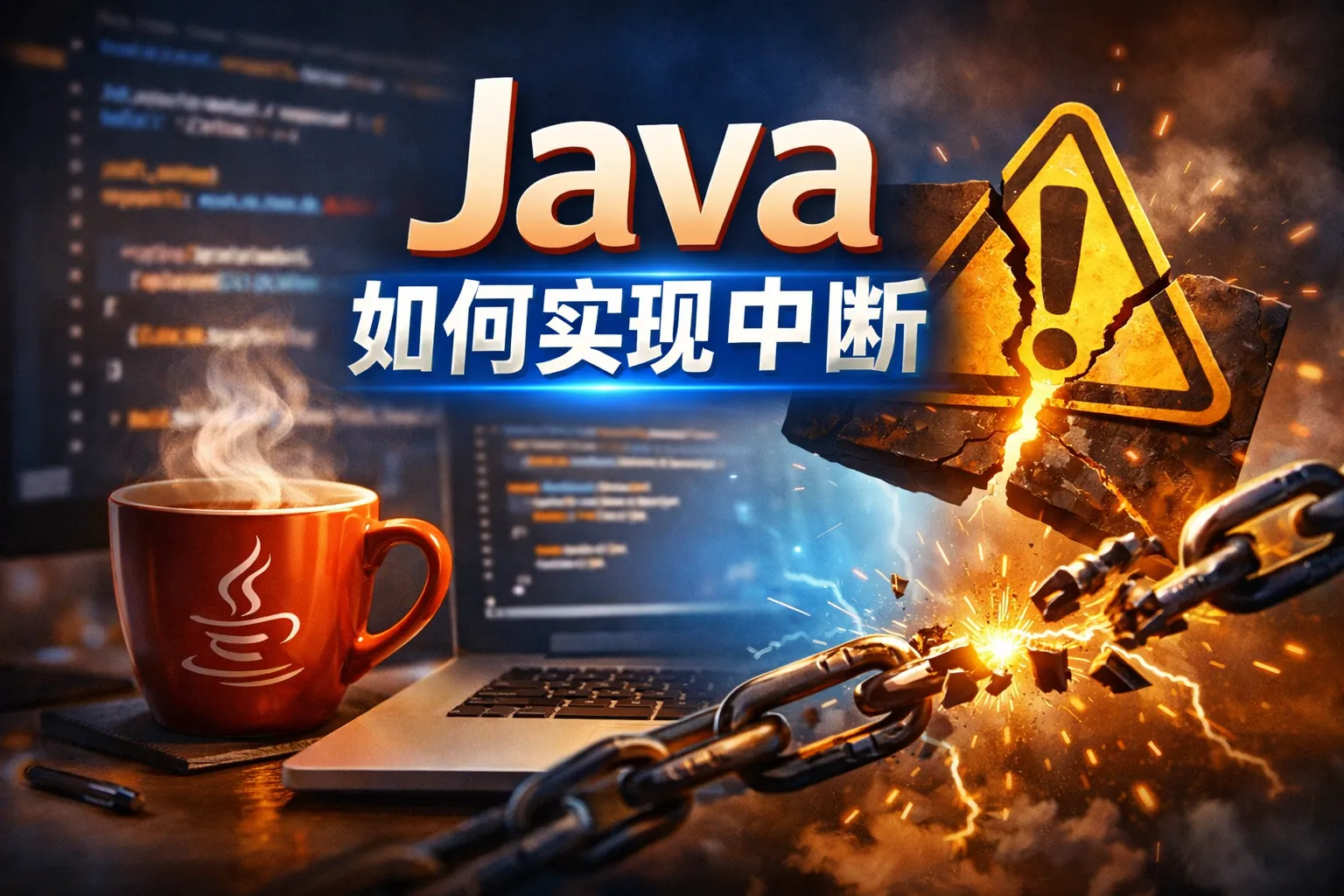 java如何实现中断