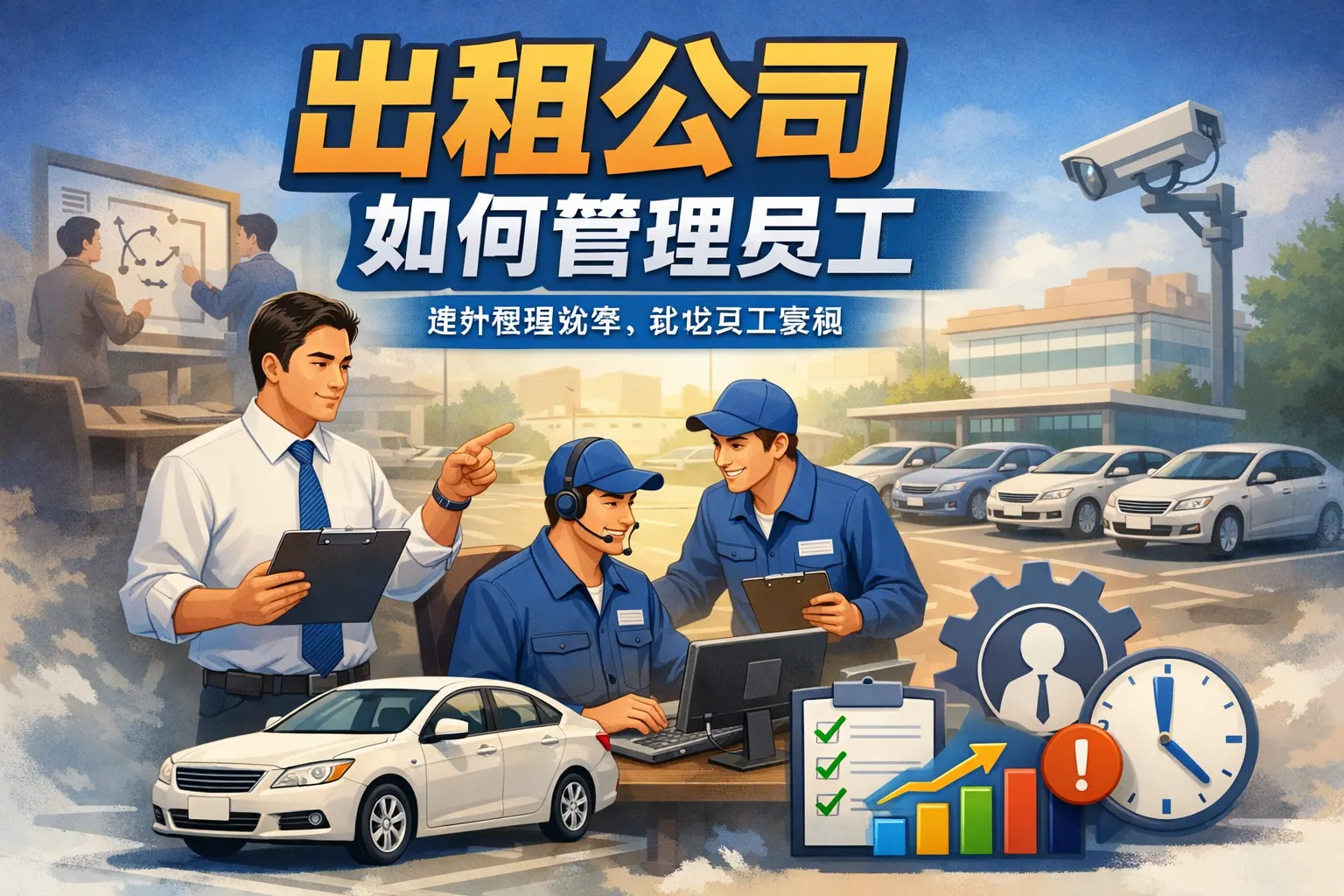 出租公司如何管理员工