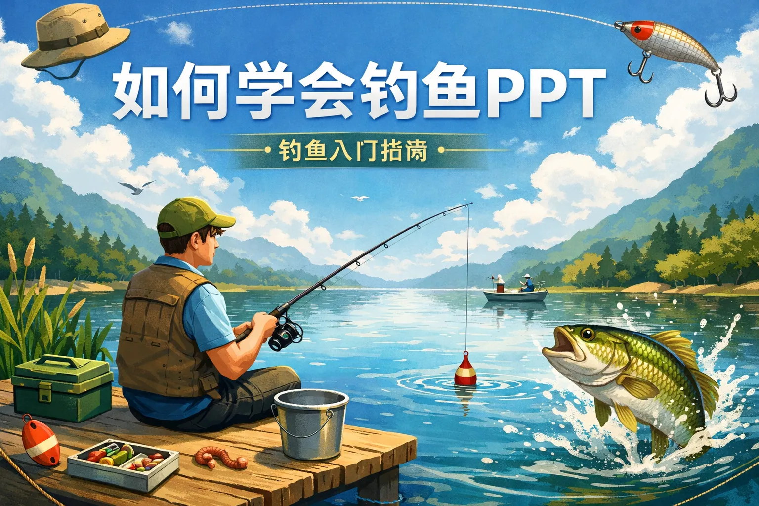 如何学会钓鱼ppt