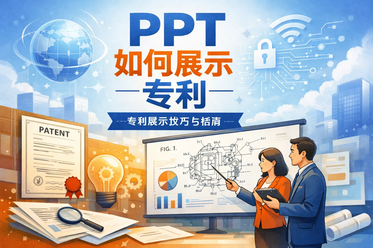 PPT如何展示专利