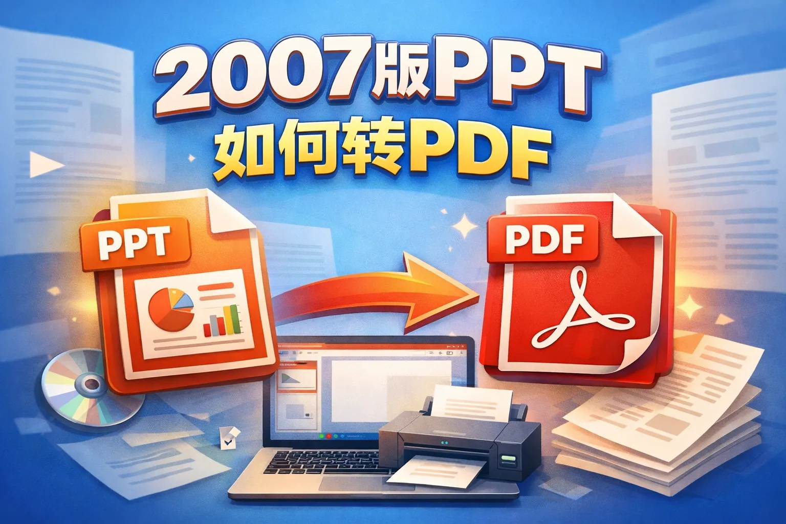 2007版ppt如何转pdf