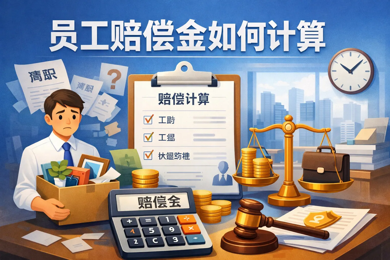 员工赔偿金如何计算