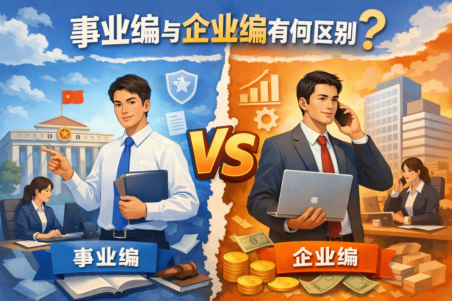 事业编与企业编有何区别