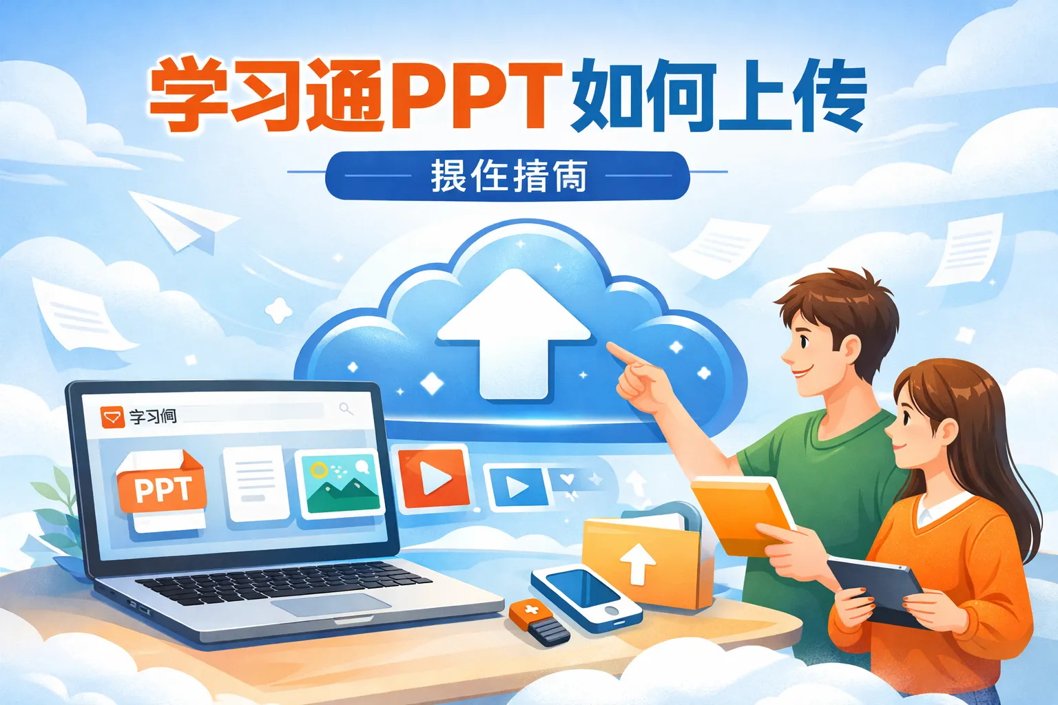 学习通ppt如何上传