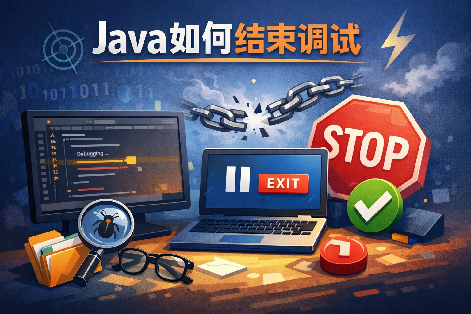java如何结束调试