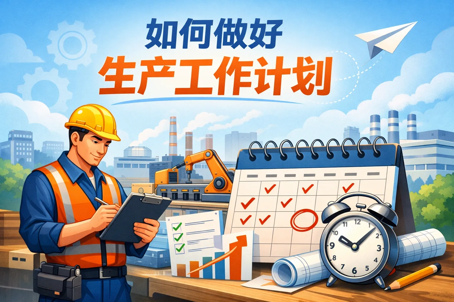 如何做好生产工作计划