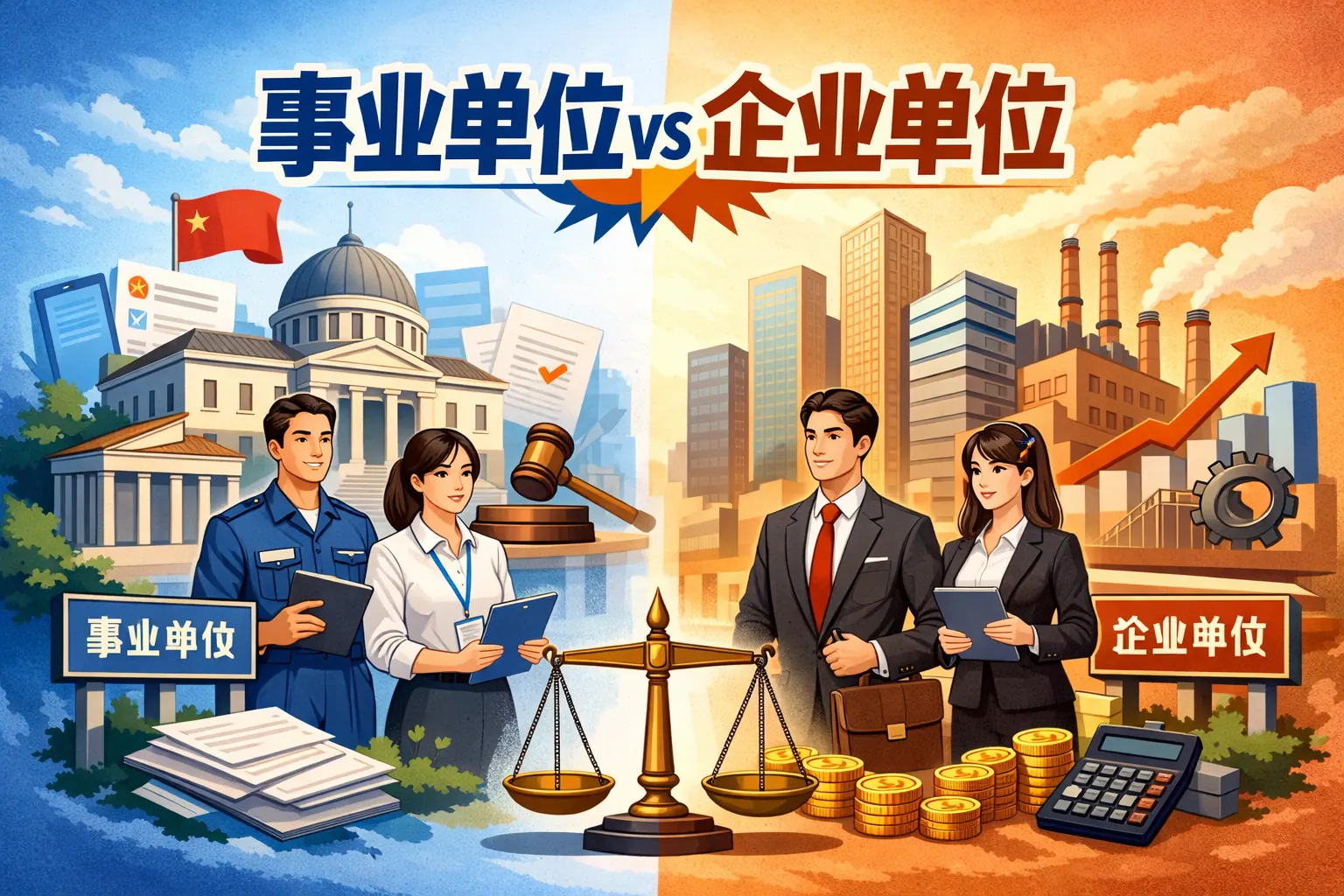 事业单位有企业单位区别