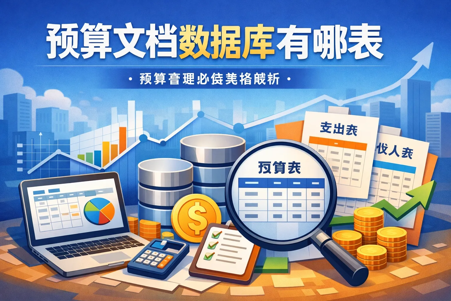 预算文档数据库有哪些表