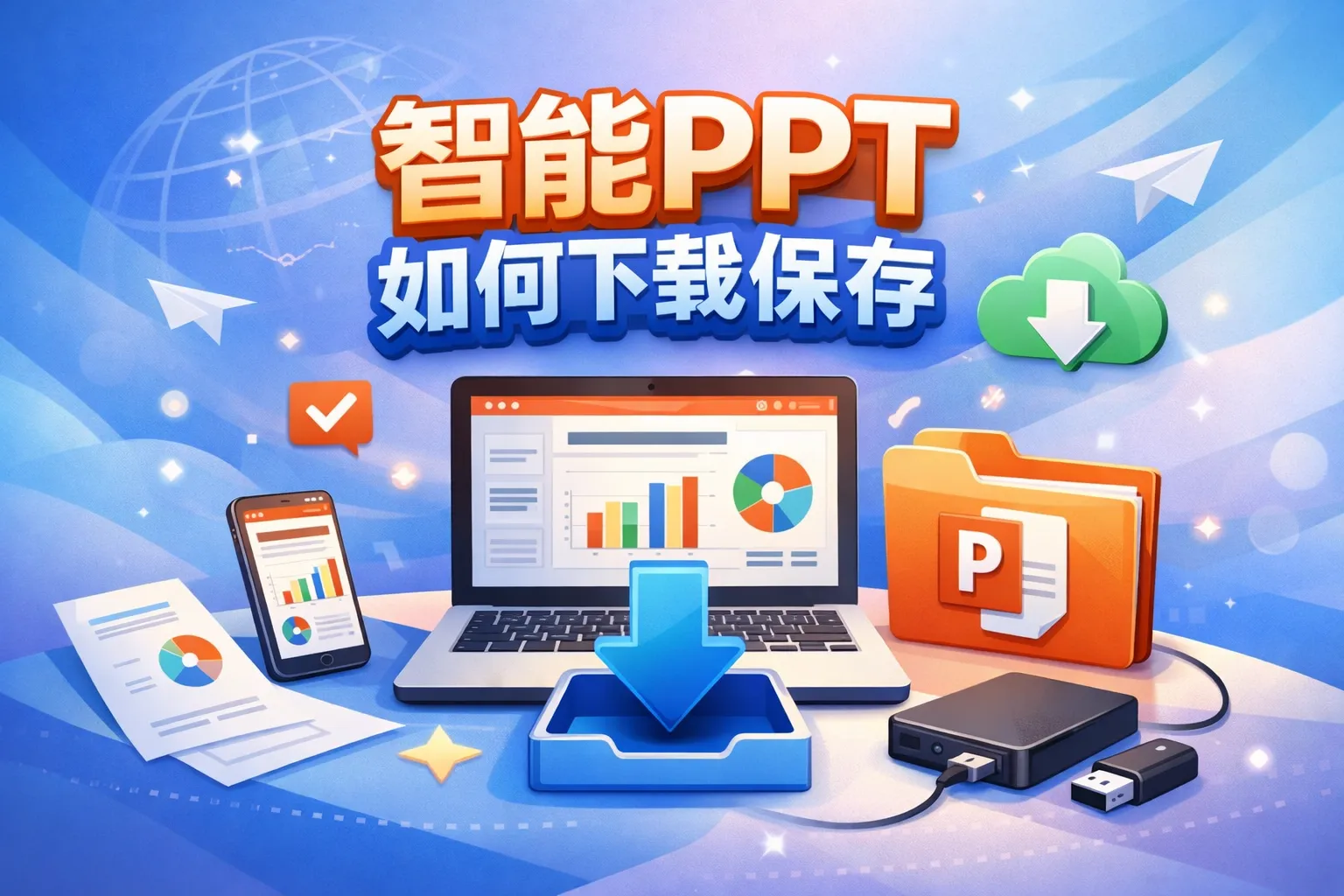 智能ppt如何下载保存