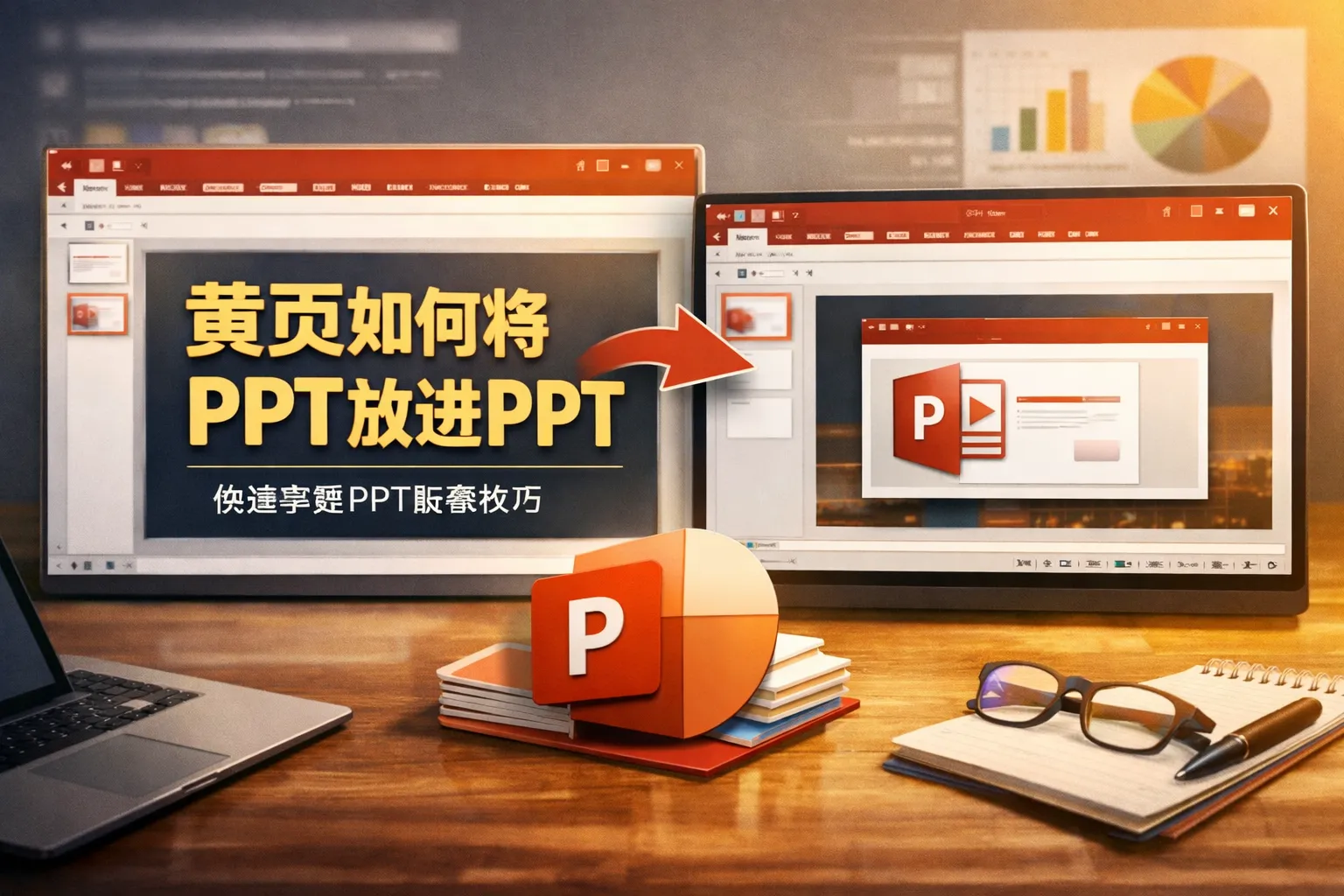 黄页如何将ppt放进ppt