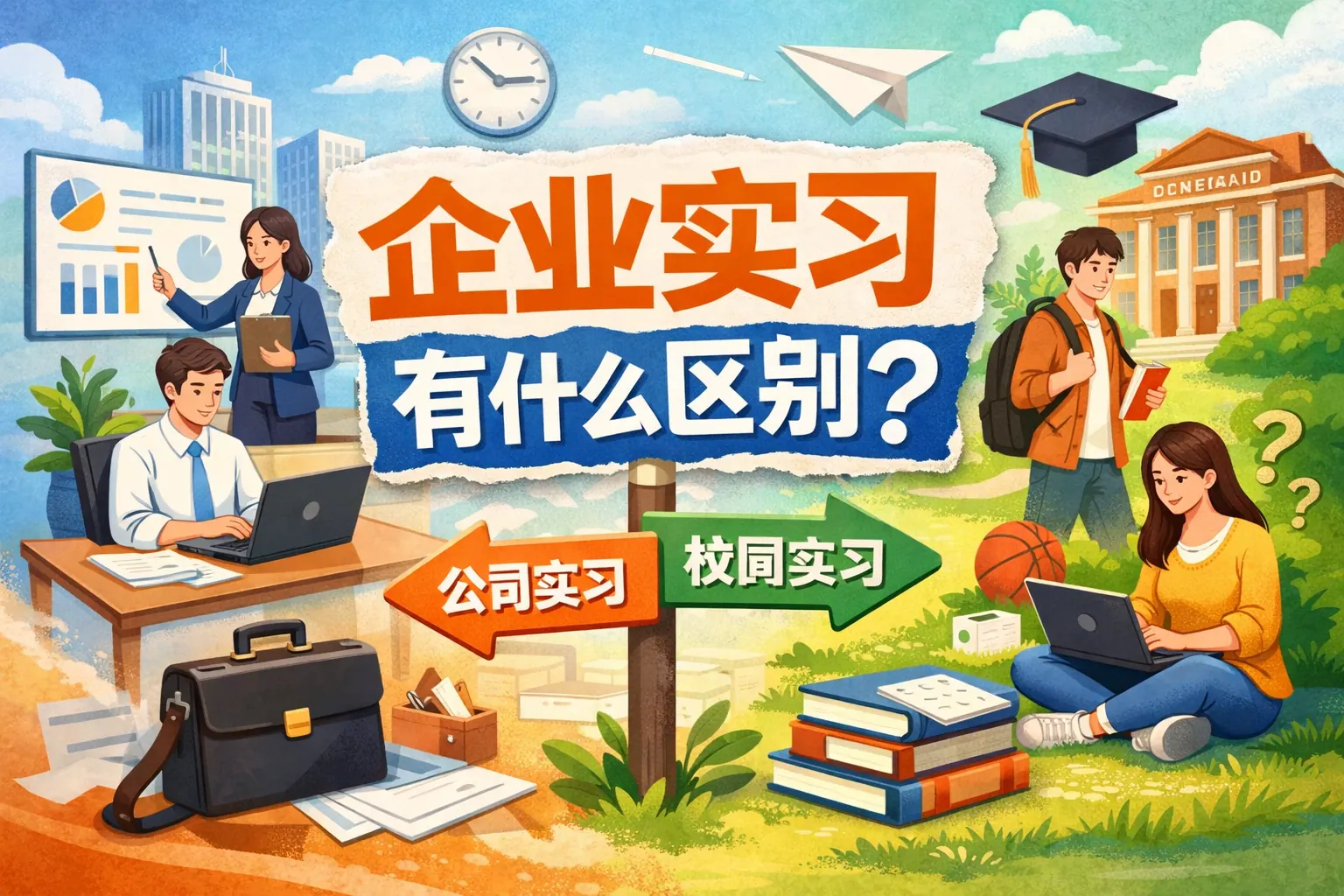 企业实习有什么区别