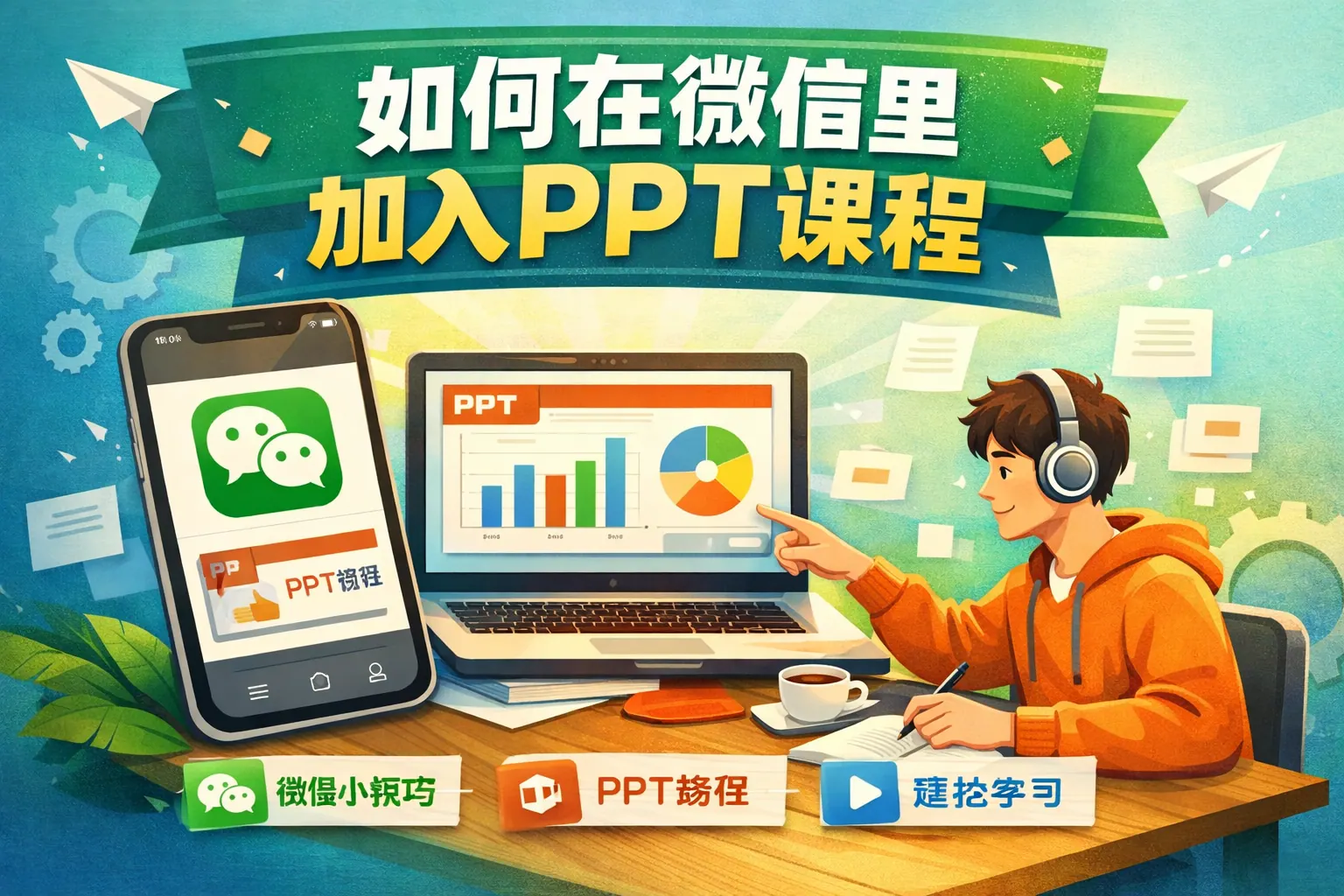 如何在微信里加入ppt课程