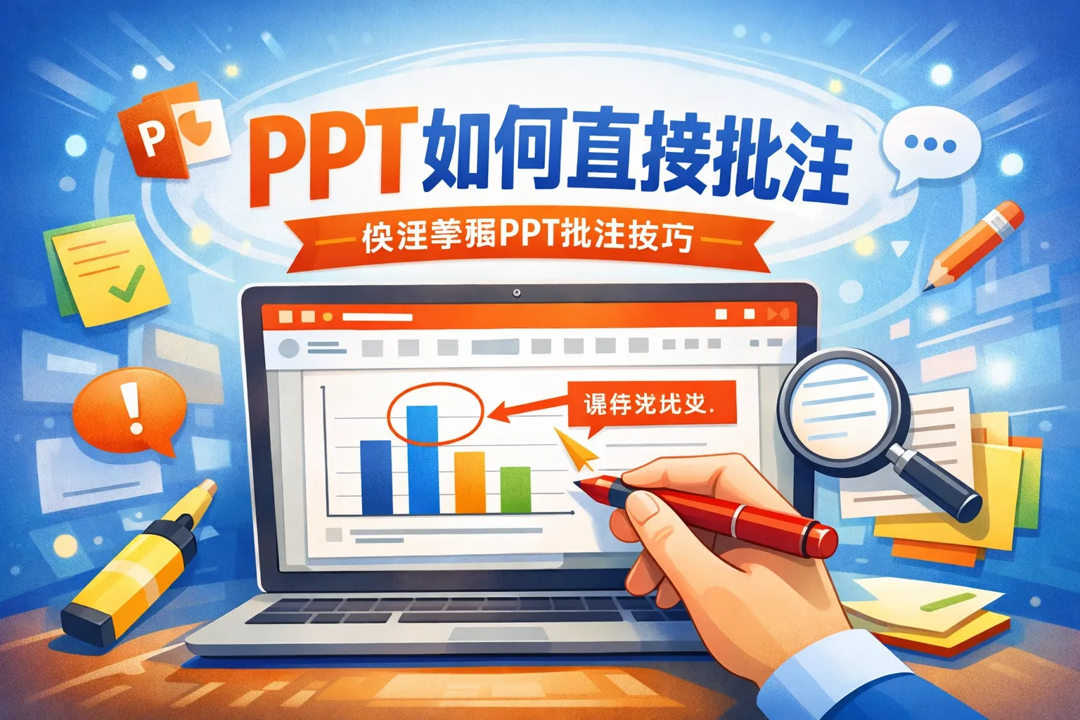 ppt如何直接批注