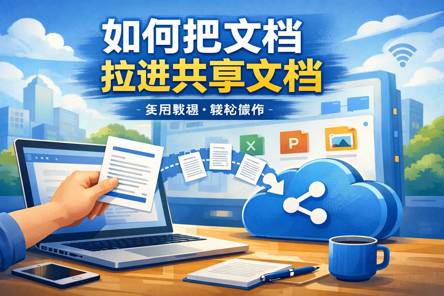 如何把文档拉进共享文档