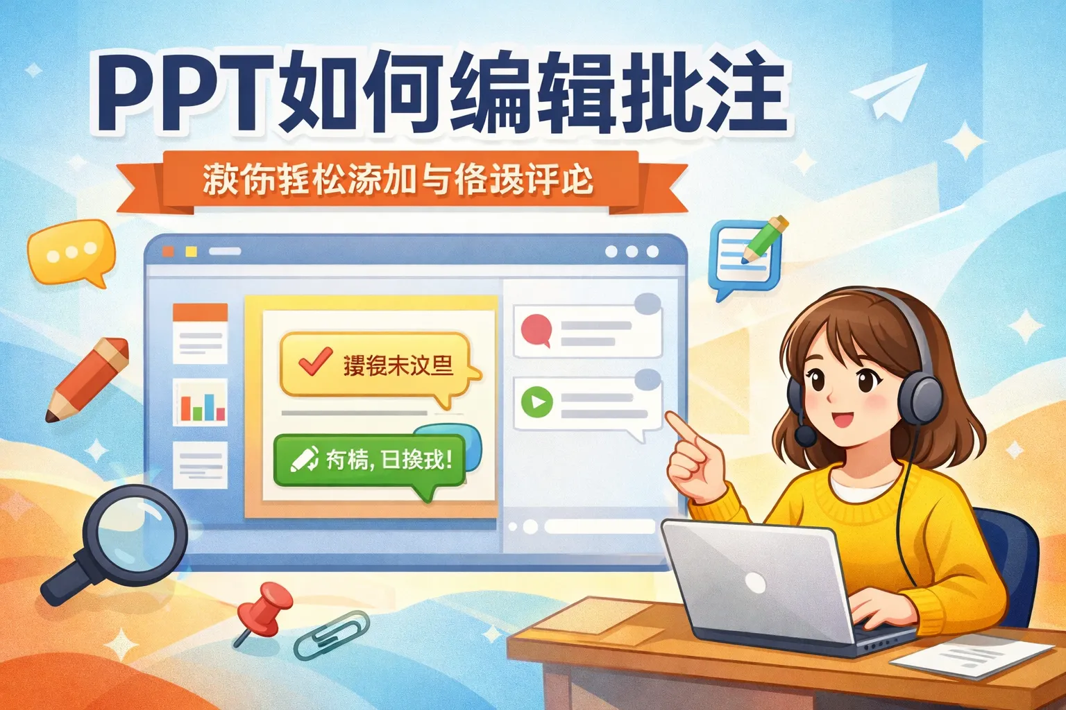 ppt如何编辑批注