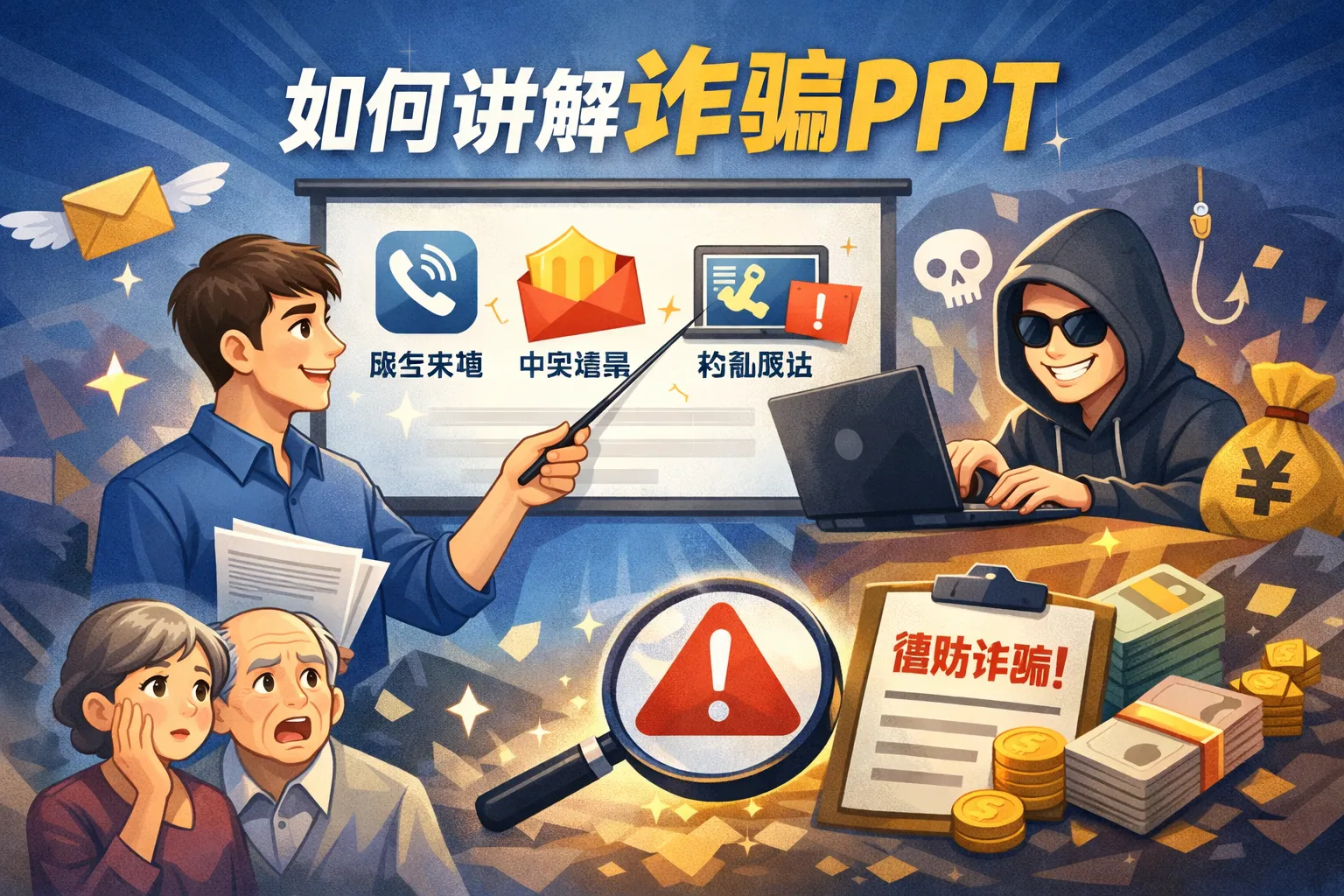 如何讲解诈骗ppt