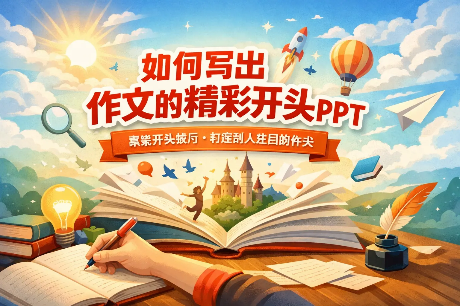 如何写出作文的精彩开头ppt