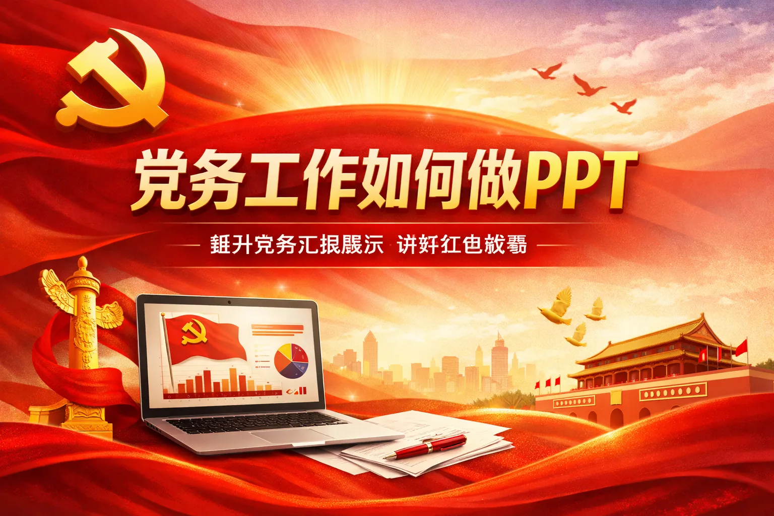 党务工作如何做ppt