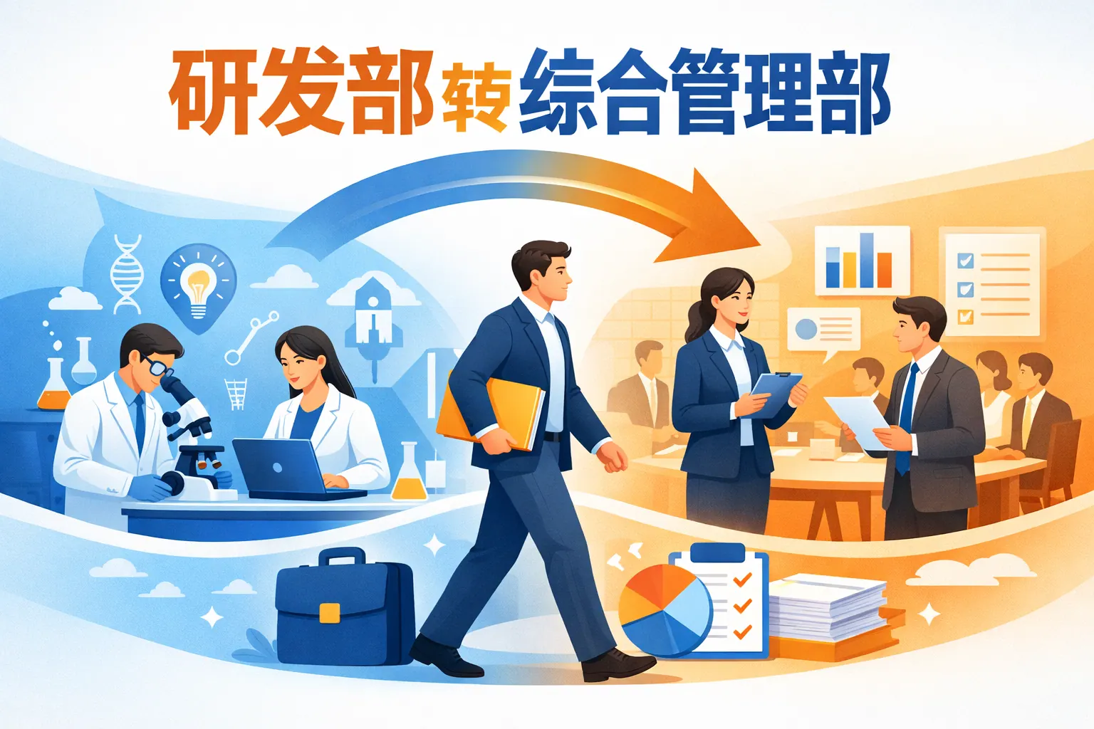 研发部转综合管理部