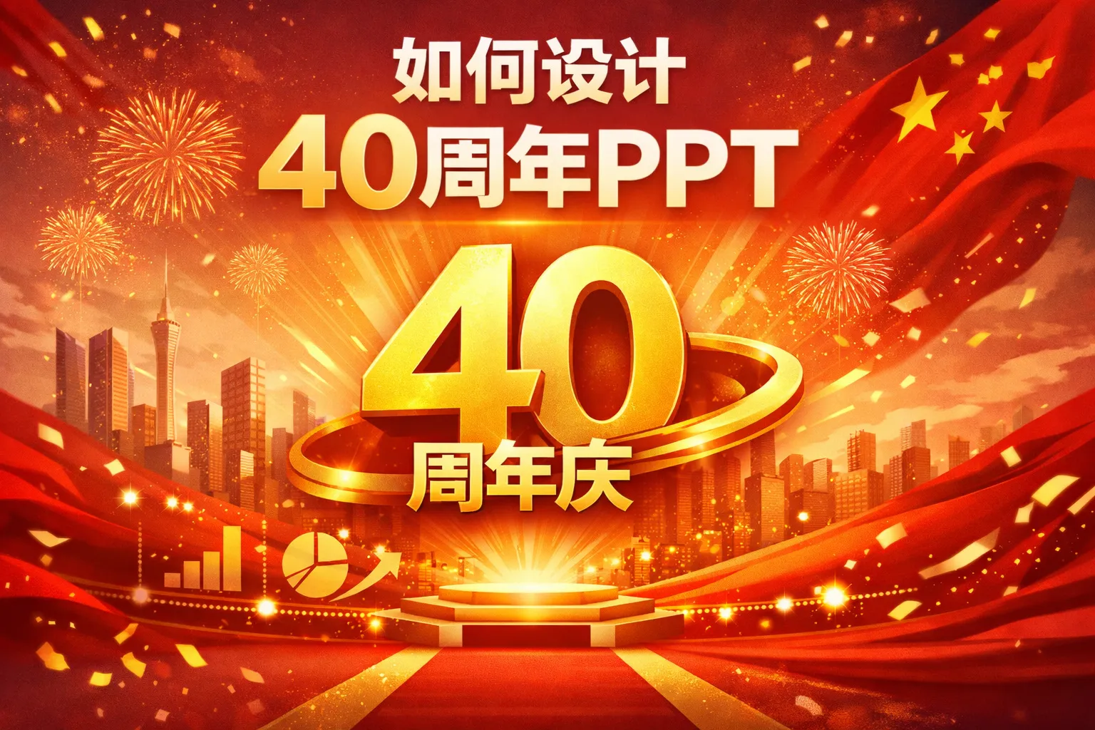 如何设计40周年ppt