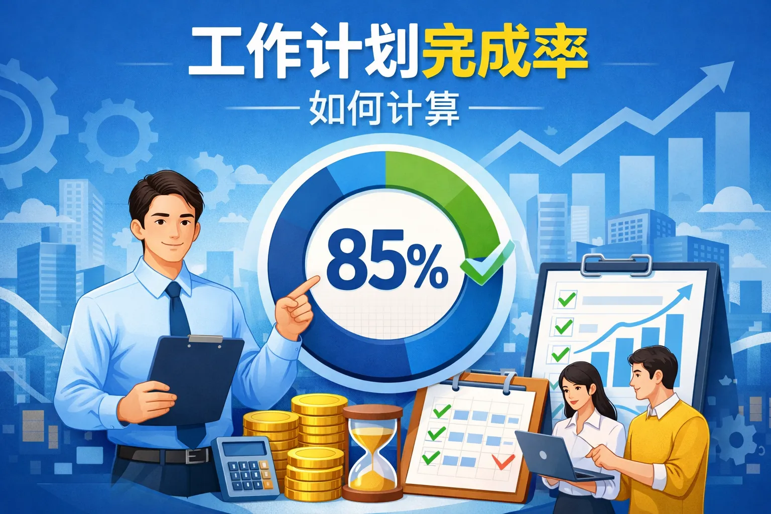 工作计划完成率如何计算