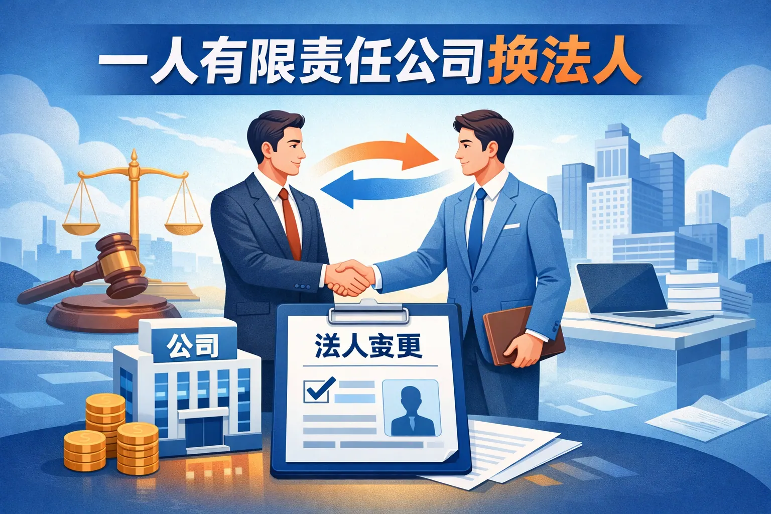 一人有限责任公司换法人