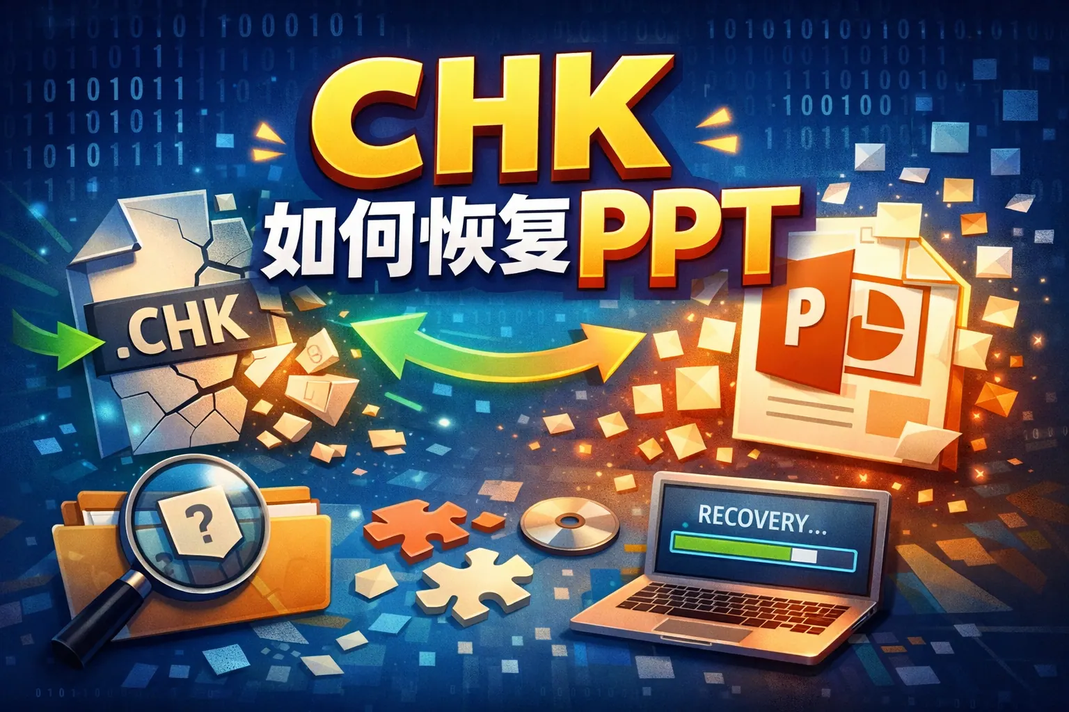 chk如何恢复ppt