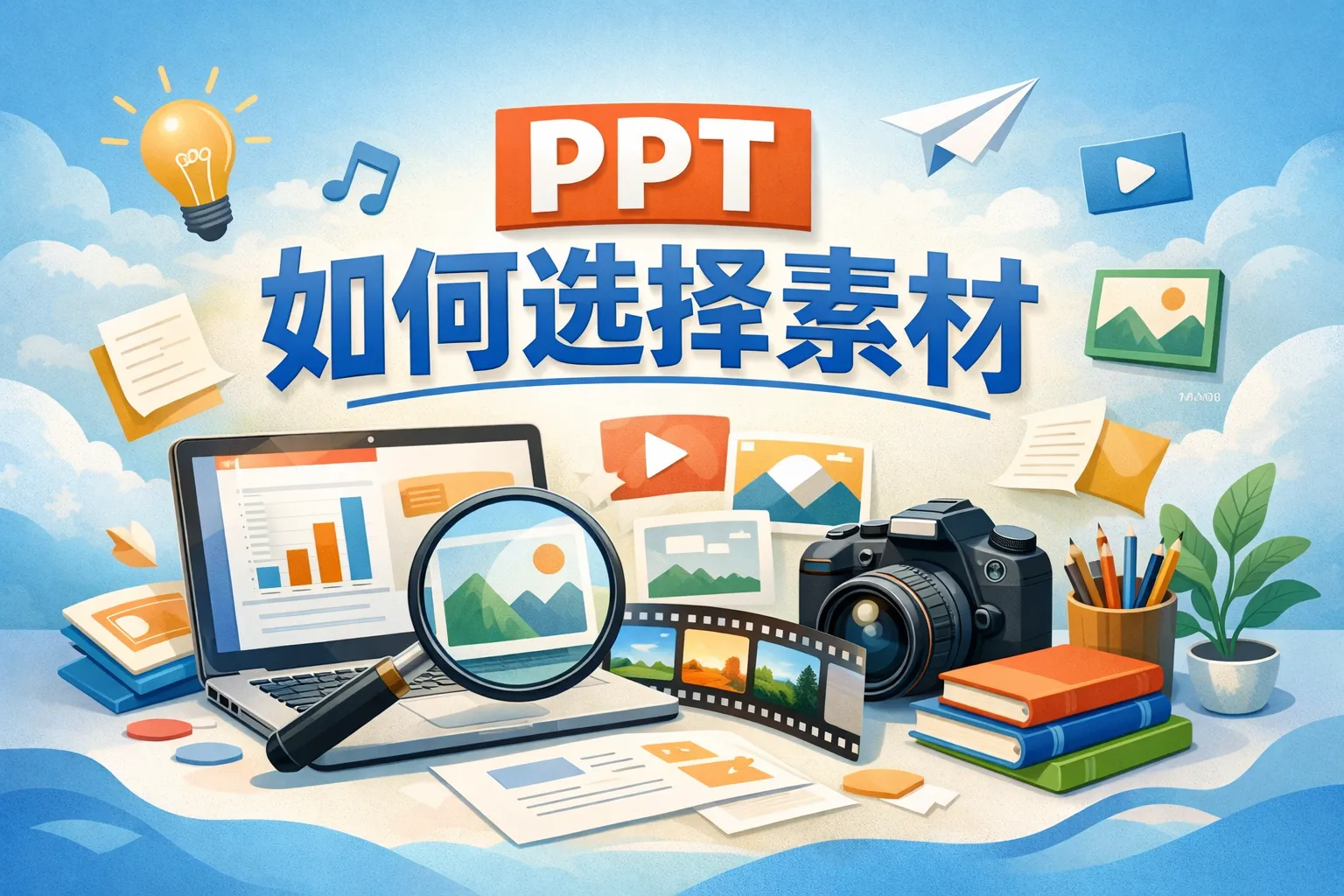 ppt如何选择素材
