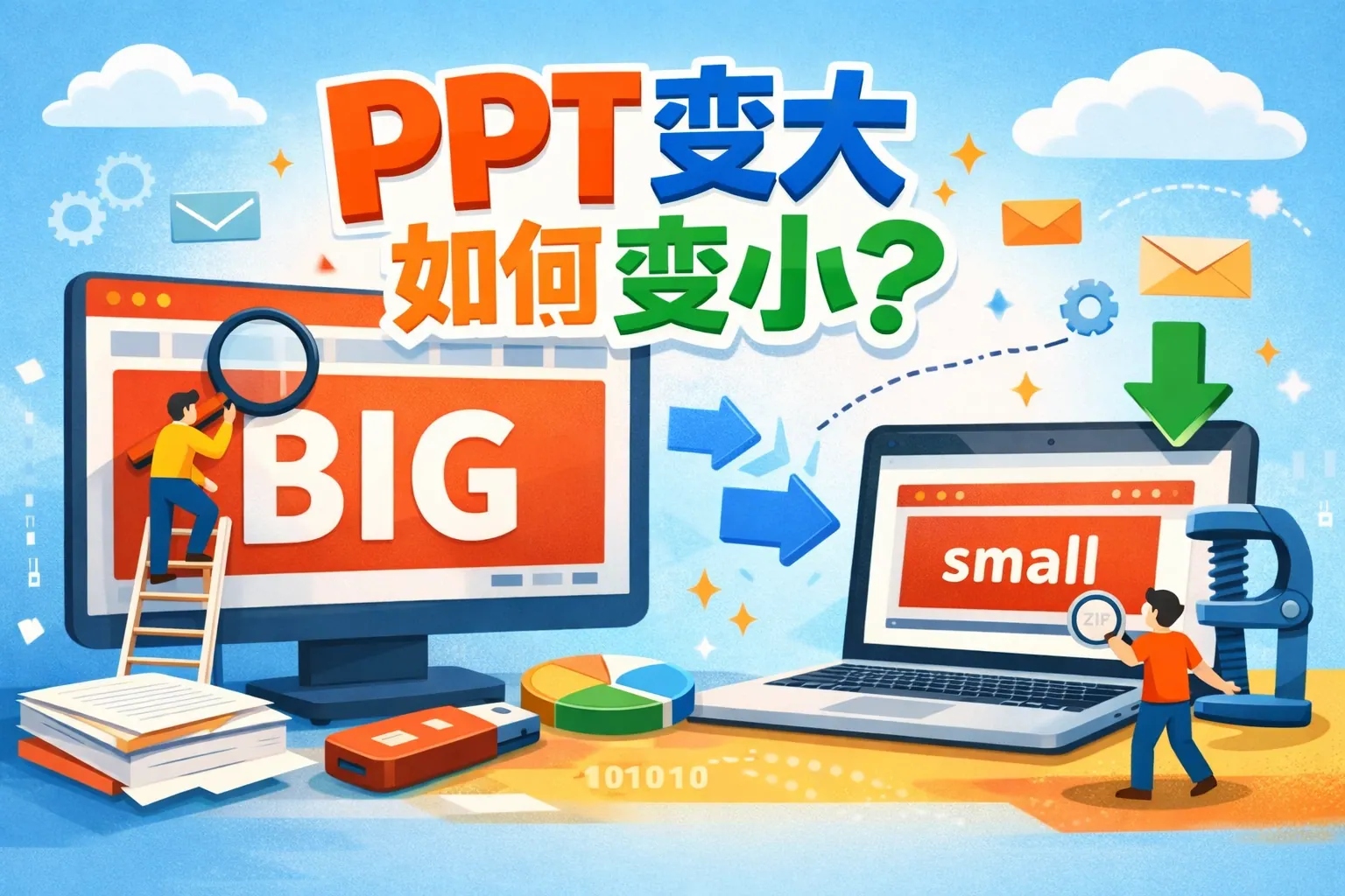 ppt变大如何变小