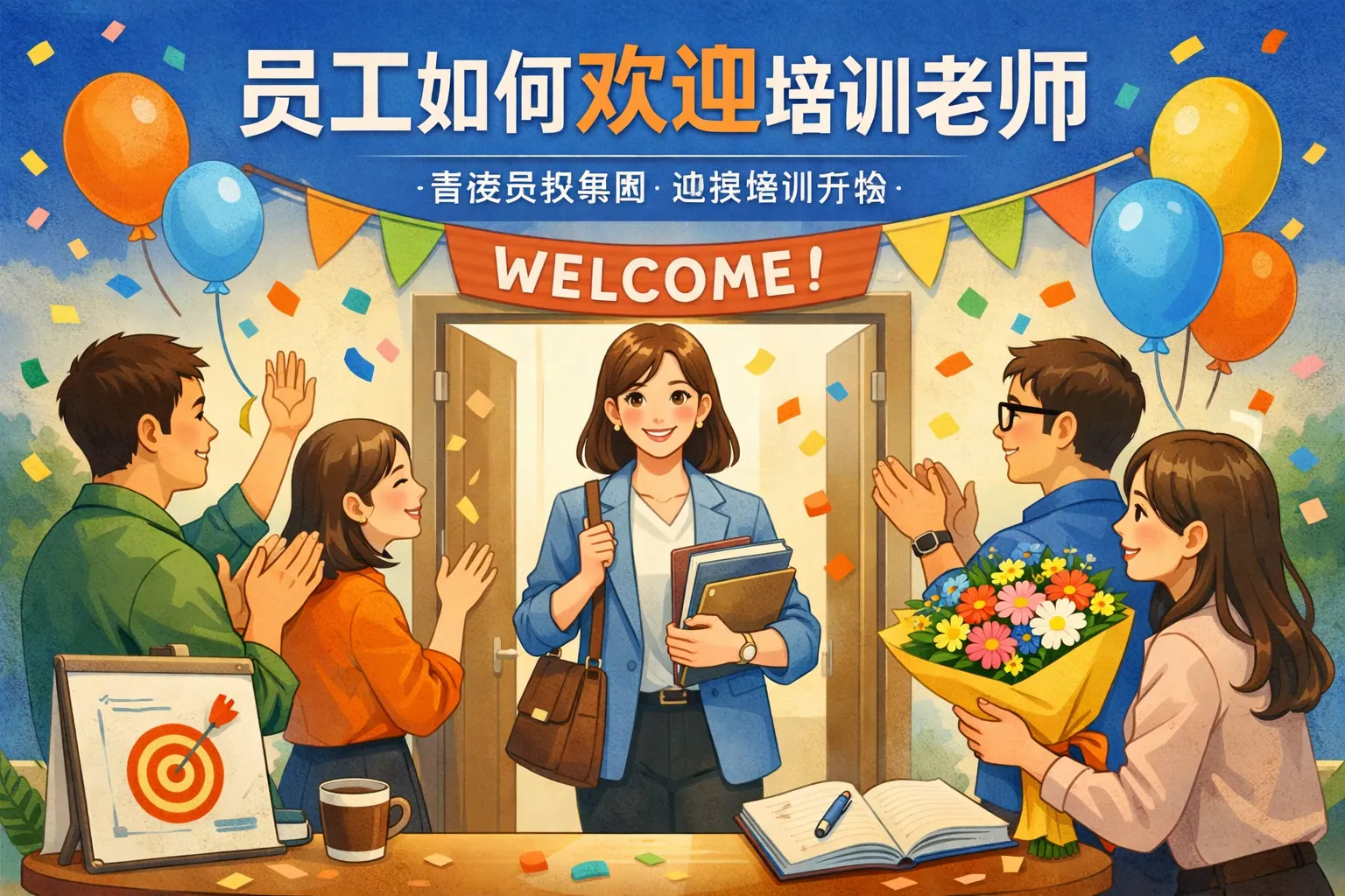 员工如何欢迎培训老师
